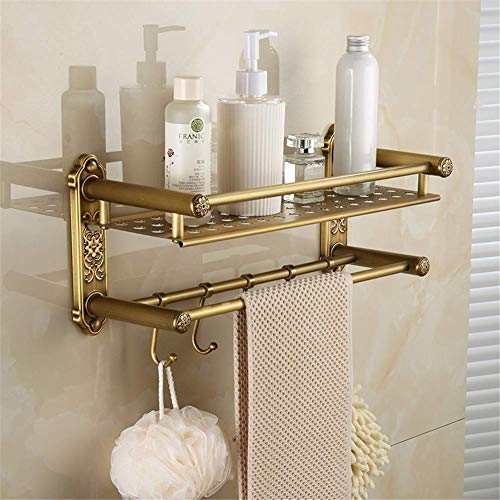 Rack de serviette murale à double couche FBSHAD design moderne finition premium