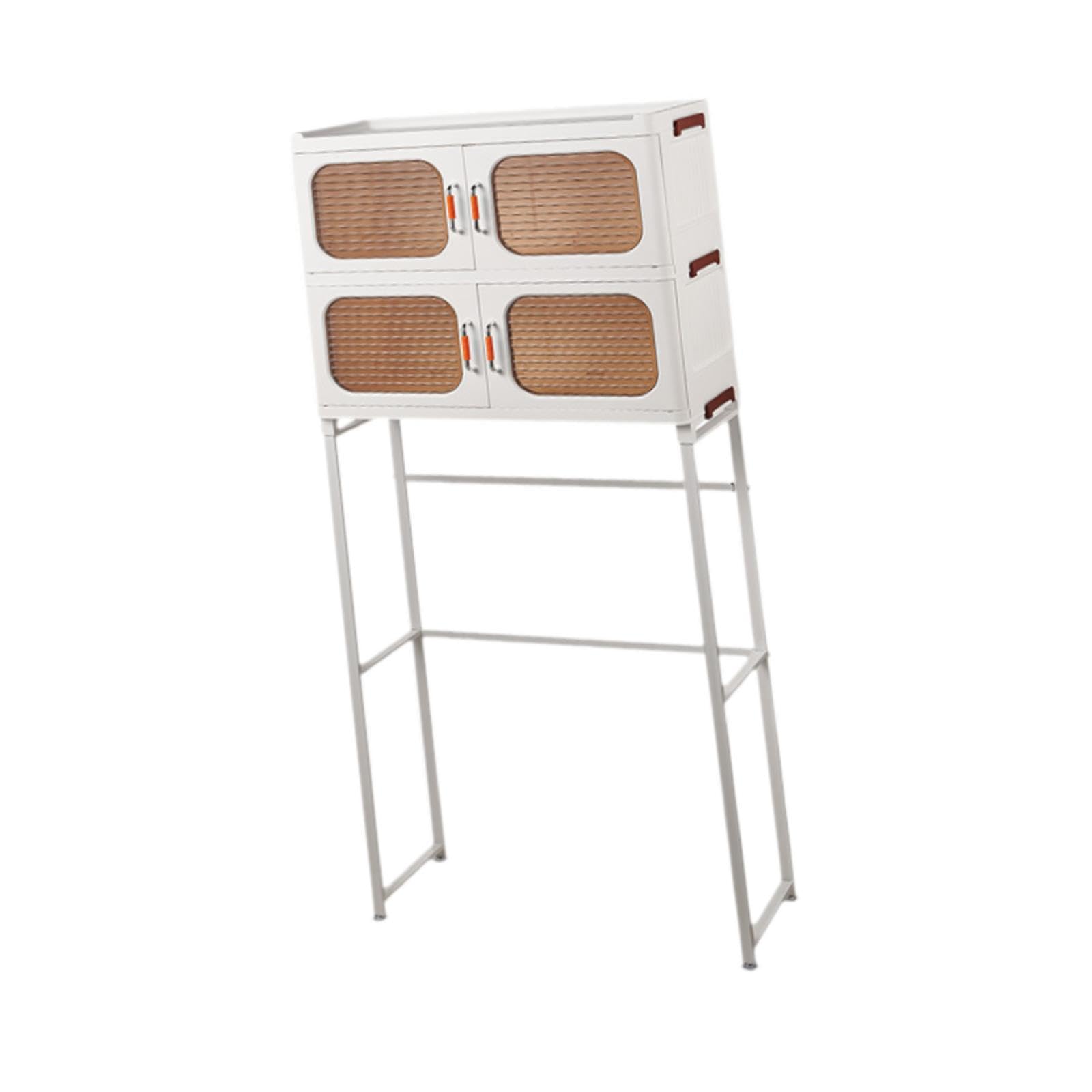 TYUHDUYUR Bamboo Bathroom Storage Shelf - Space-Saving Organizer for Home, 1 Tier (2 Tier)