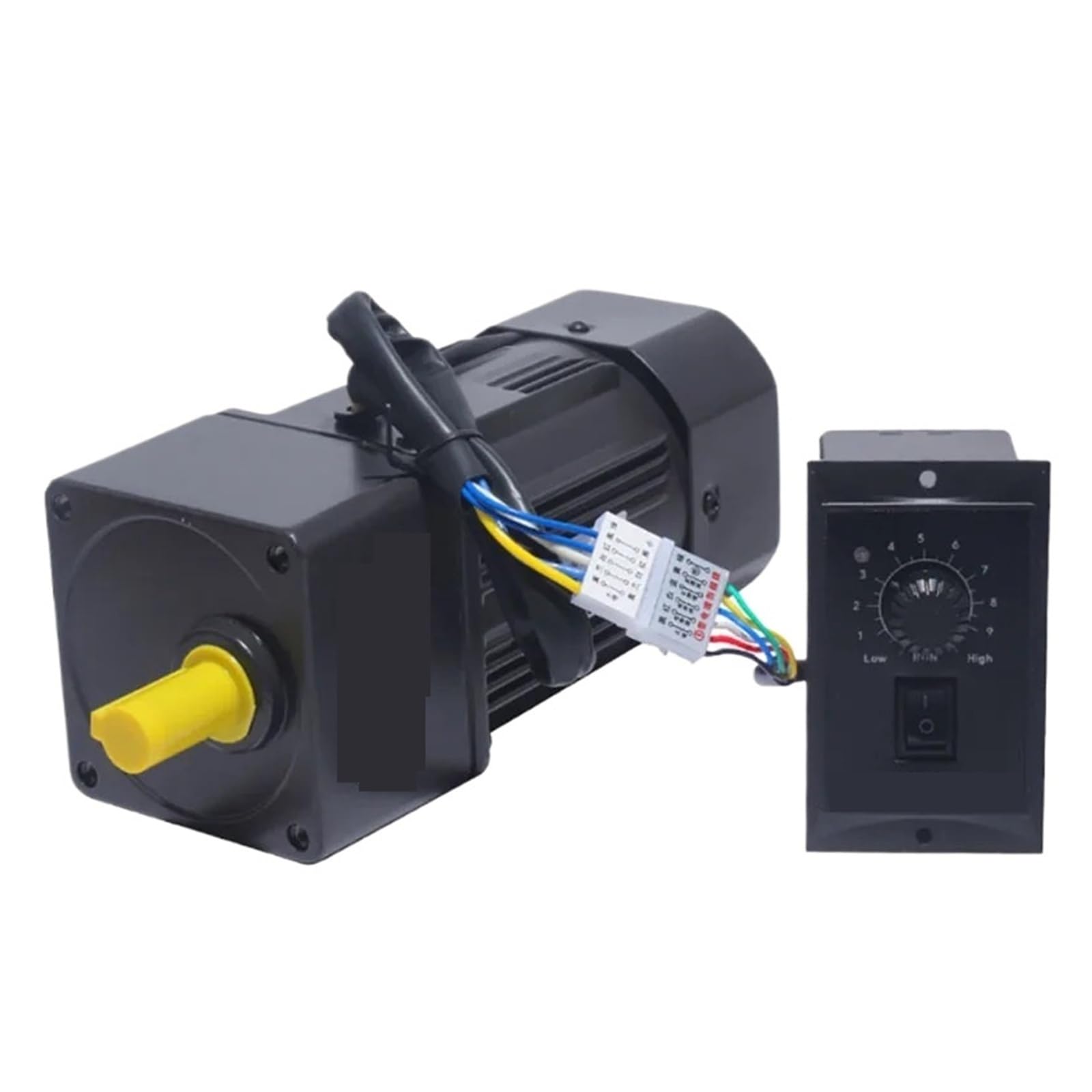 Motores con Engranajes de CA 6RK200GU-CF 220V 200W con Cajas de Cambios y Controlador de Velocidad US-52(86rpm 15K)