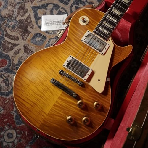 Gibson Custom Shop Dealer Select 1959 Les Paul Standard Reissue Lemon Burst VOS NH �G���L�M�^�[ �M�u�\�� �J�X�^���V���b�v