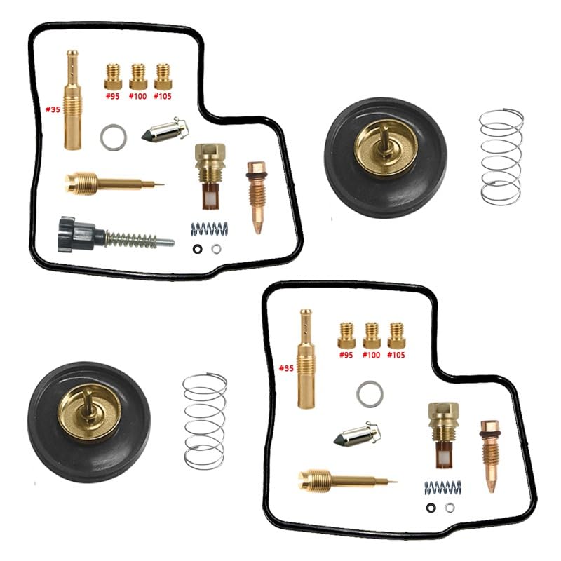 Kit de reparación de carburador para NV400C 1988-1998 con componentes de latón y nitrilo