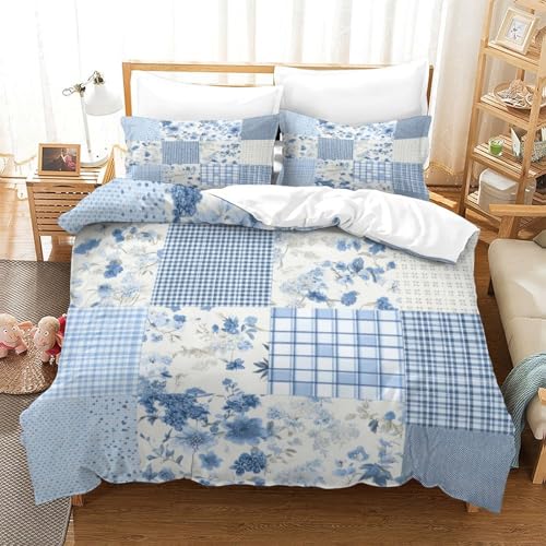 Housse de couette patchwork 3D super king pour sublimer votre chambre