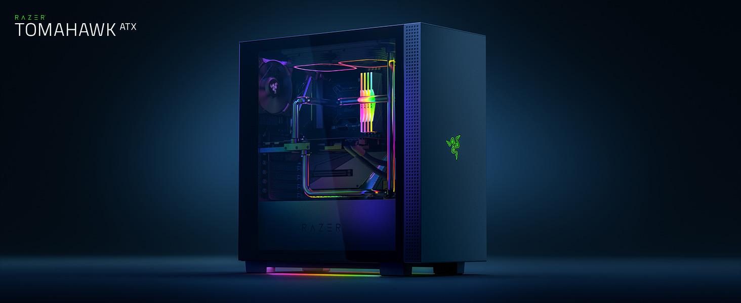 Razer Tomahawk ATX PCケース Amazon.com: Razer Tomahawk ATX Mid-Tower Gaming Case: Dual-Sided