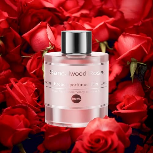 Image of Amor Lyris Car Air Freshener Refill 3.5OZ /100ml Bottle, CO01 /Dedicated Perfume Long Lasting Air Fresheners 6 Months, Car Diffuser Essential Oil Made of Natural Plant Extracts, Rose