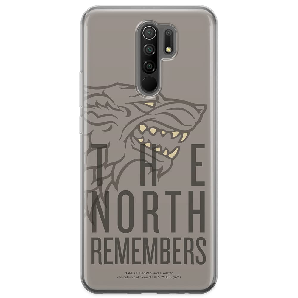 ERT GROUP mobile phone case for Xiaomi REDMI 9 original and officially Licensed Game of Thrones pattern 013 optimally adapted to the shape of the mobile phone