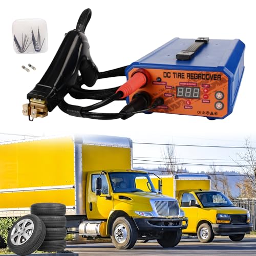 Portable Professional Tyre Regroover with 20 Blades 1000W High Power Temp Adjustable Rubber Tire Engraving Machine for Off-Road/Truck Grooving Device Tool Kit for Tread Patterns Retreading Old Tires