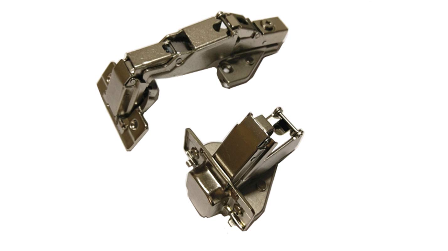 165 Degree Full Overlay ScrewOn Lazy Susan Hinge with Face