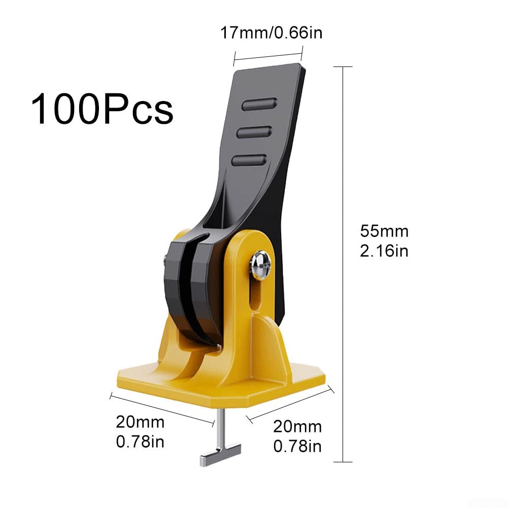 Kit di sistemi di livellamento delle mattonelle, kit di livellamento delle mattonelle per l'installazione delle mattonelle Set di strumenti di livellamento per pareti e pavimenti