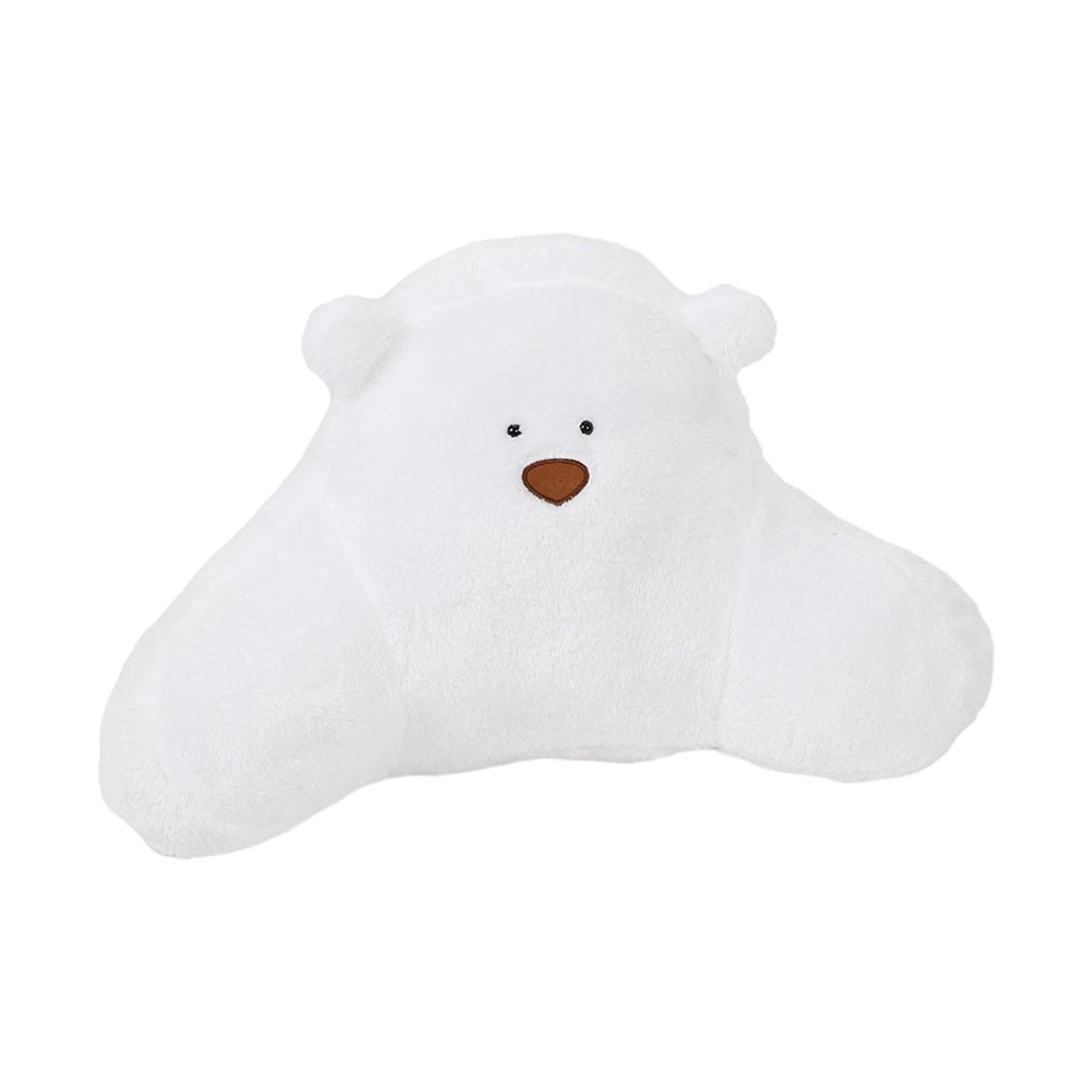 YROHGKPN Plush Bear Car Neck Pillow and Lumbar Cushion with Elastic Straps