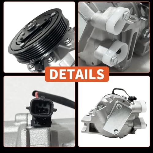 Image of Air Conditioner A /C AC Compressor with Clutch for Nissan Altima 2007-2012 | for Nissan Sentra 2.5L 2007-2012,Replace CO10886C,92600ET80A, 92600ET81A,92600ET81B,92600JA000,92600JA00A,92600JA00B