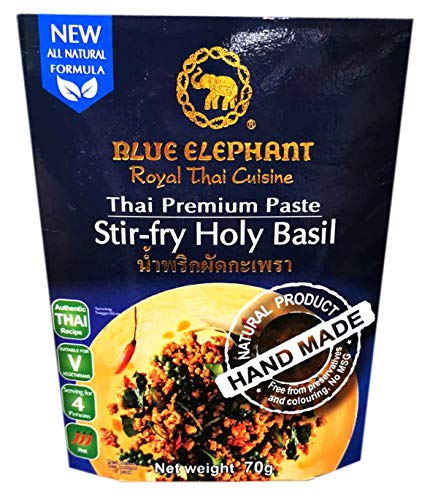 Blue Elephant brand Royal Thai Cuisine STIR-FRY HOLY BASIL Wt. 70 g. // BENJAWAN shop