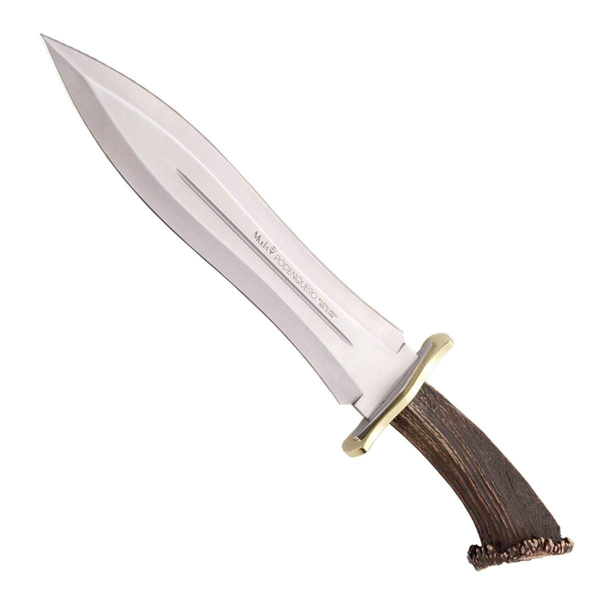 Muela Cuchillo PODENQUERO-S ACX-380 26 cm acero roseta ciervo Caza Pesca Supervivencia Bushcraft