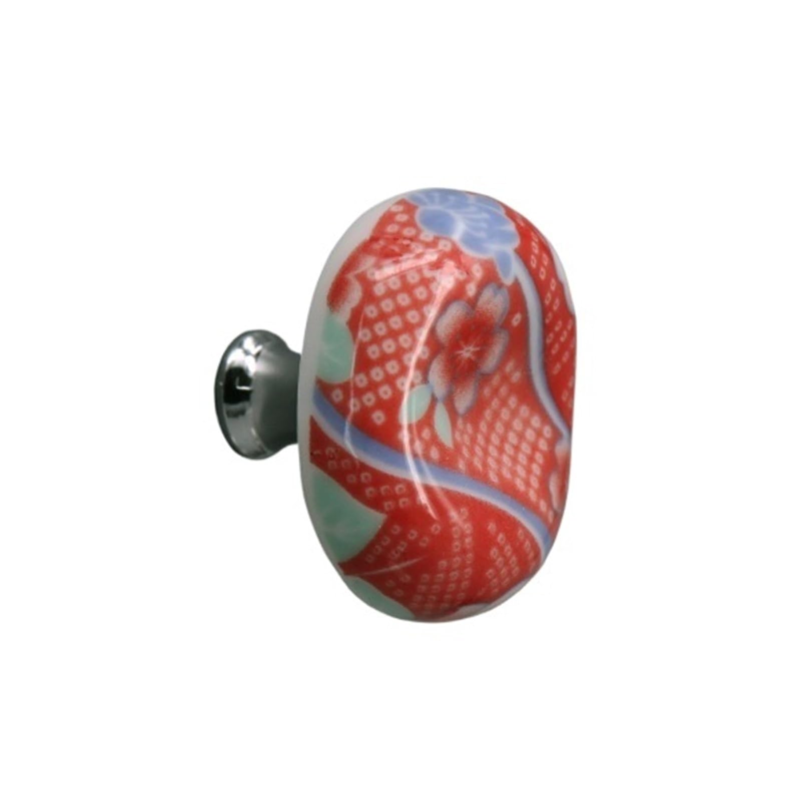 PADGCNOR Single Hole Handles Ceramic Drawer Knobs, Colorful Porcelain Cabinet for Home Decor, Dresser for Room, Cupboard(Color 24)