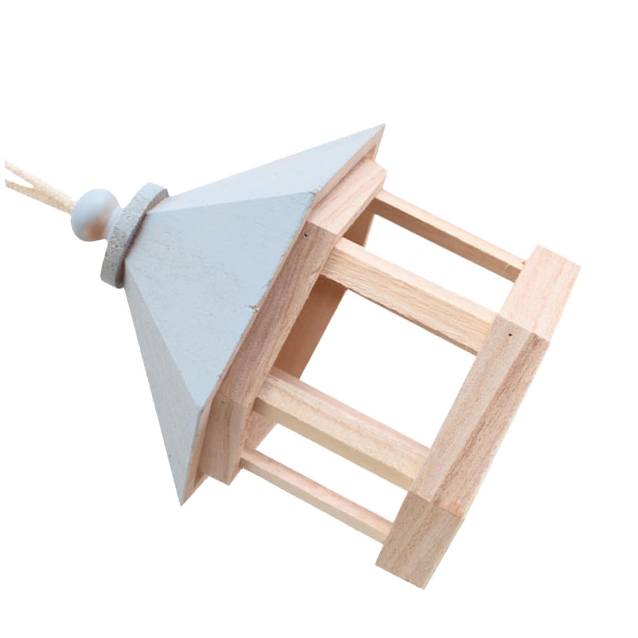 YARNOW 3pezzi Nido Sospeso Per Uccelli Legno Trasparente Design Bucchi Spazio Confortevole Per Canarini e Pappagalli Accessorio Naturale Per Gioco e Riposo