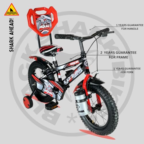 Image of BLACK SHARK Aqua Bikes for Kids Bike Brake | Bicycle for Boys & Girls | Frame | 90% Pre-Assembled |