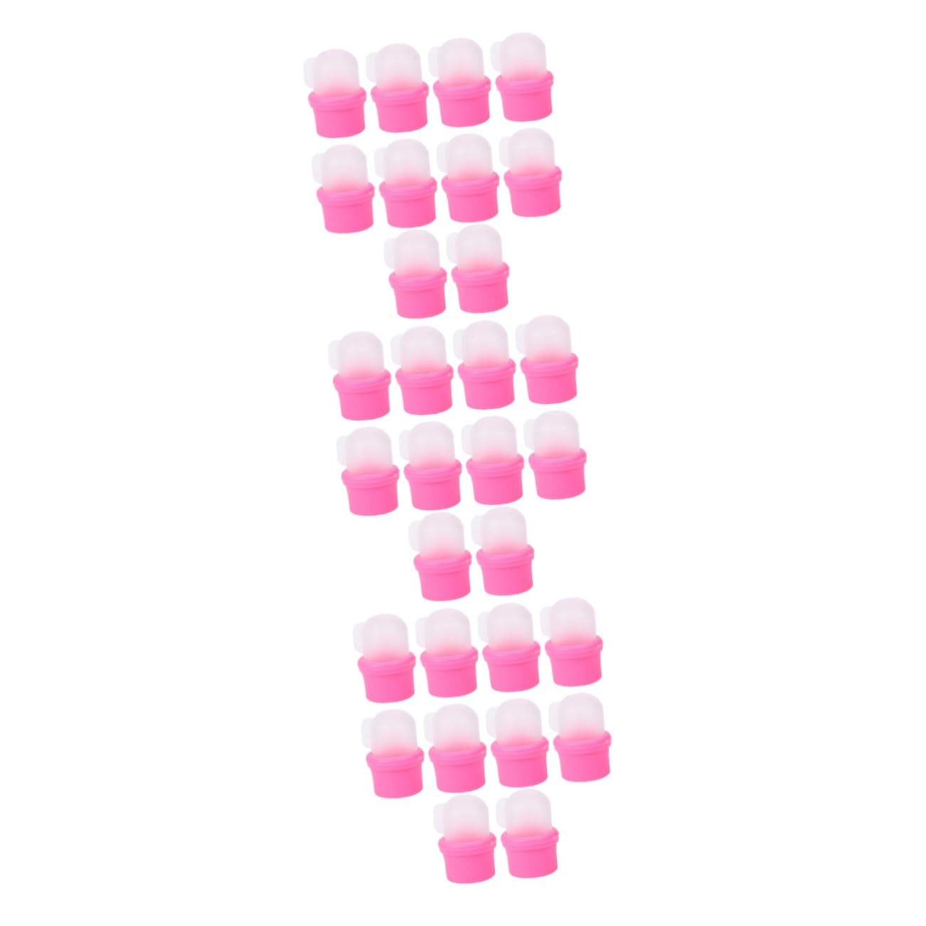 Mikinona 3sets Nail Polish Remover Pads Set Gel Nail Soak off Covers Perfect Manicure Tools Reusable 10pcs*3