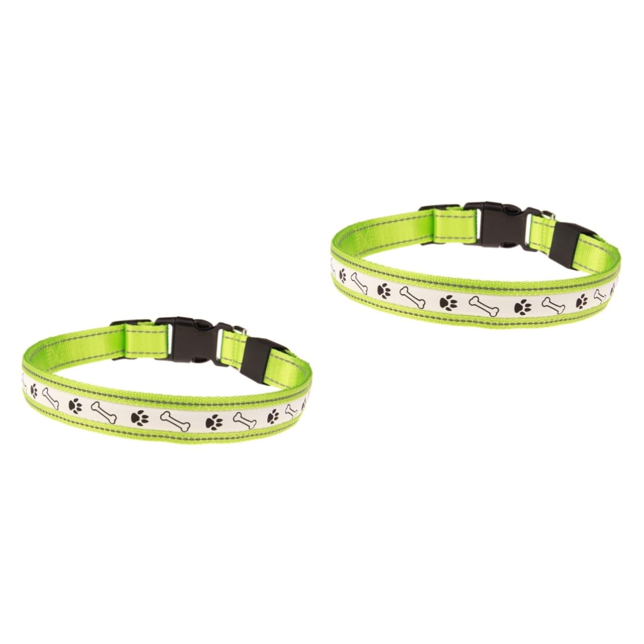 BESPORTBLE colletto illuminato Collare USB ricaricabile Collare LED regolabile di ricarica luminoso collana flash per animali domestici a LED per cani