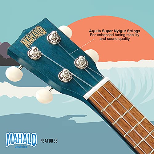 Mahalo Kahiko Ukulélé Soprano avec Housse Bleu Satin - Les Beatles, Paul McCartney, John Lennon, RIngo Starr, George Harrison Mahalo Kahiko Ukulélé Soprano avec Housse Bleu Satin – Image 6