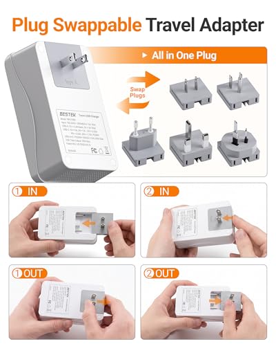 BESTEK 35W International Travel Adapter - image 6