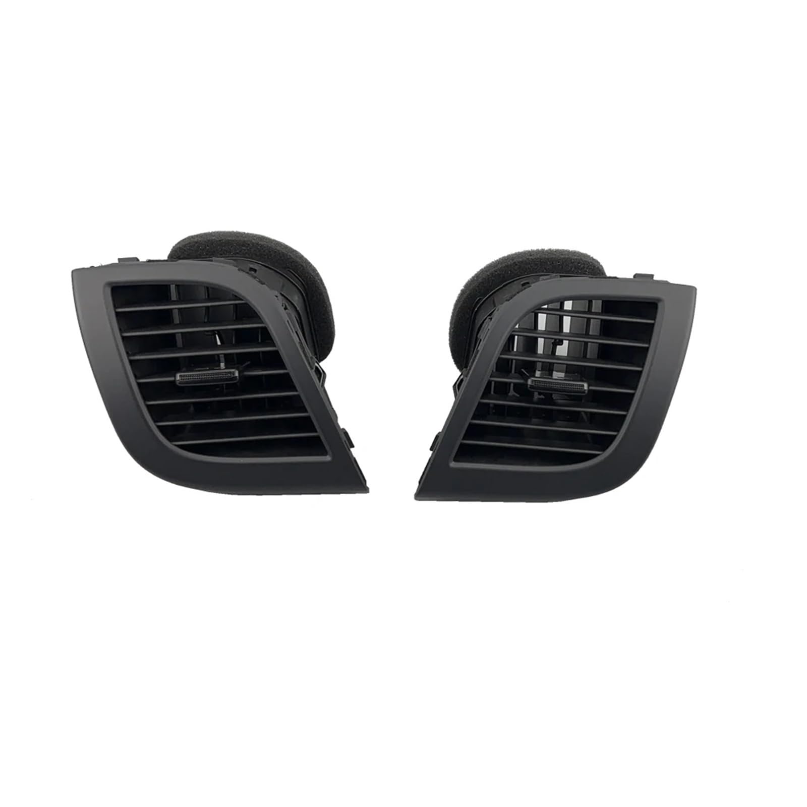Zhuyrt Lr 2Pcs Black Ac Center Air Duct Vent Nozzle Conditioning Outlet 97410-0U0004x / Fit For Hyundai Verna Solaris Valves(Lr 2Pcs Black)