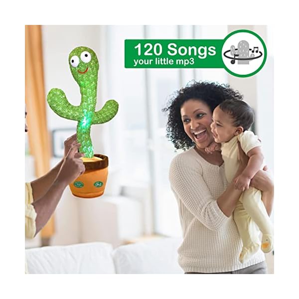 Pbooo-Dancing-Cactus-Mimicking-ToyTalking-Repeat-Singing-Sunny-Cactus-Toy-120-Pcs-Songs-for-Baby-15S-Record-Your-Sound-SingDancingRecordingLED Pbooo-Dancing-Cactus-Mimicking-ToyTalking-Repeat-Singing-Sunny-Cactus-Toy-120-Pcs-Songs-for-Baby-15S-Record-Your-Sound-SingDancingRecordingLED