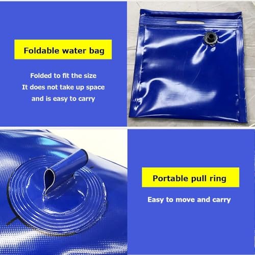 Réservoir d'eau de pluie pliable pour stockage et collecte efficace