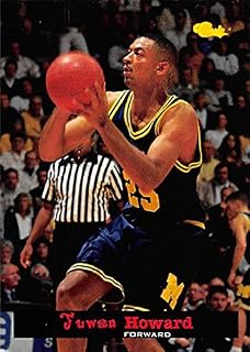 Juwan Howard basketball card (Michigan Wolverines Fab Five NCAA Final Four) 1994 Classic #5 Rookie