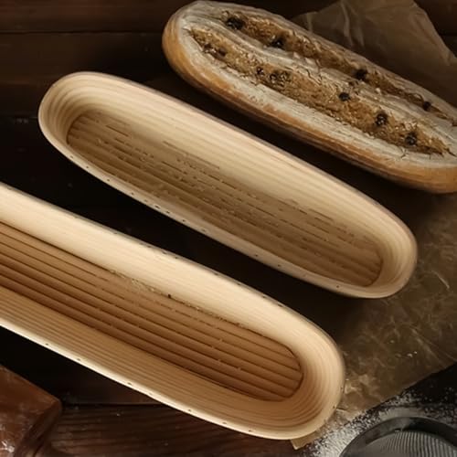 Cesta para masa de pan de molde artesanal y juego de prueba 3