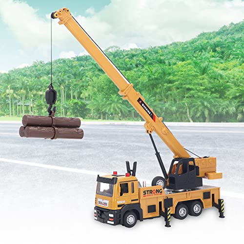 Modèle de camion grue en alliage durable Drfeify réplique miniature de qualité