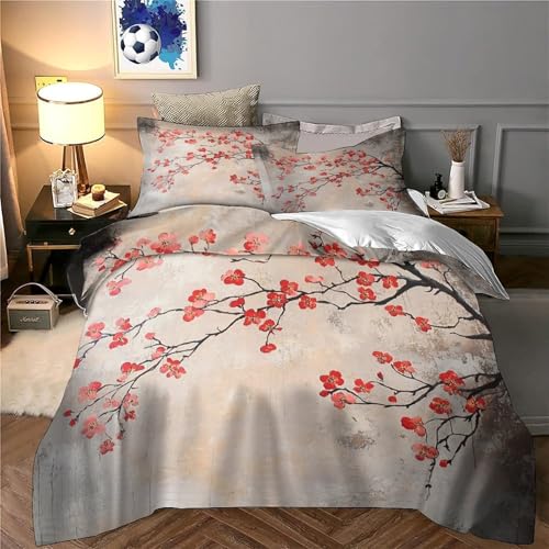 Housse de couette fleurie microfibre anti-plis lit simple ado fille - 6