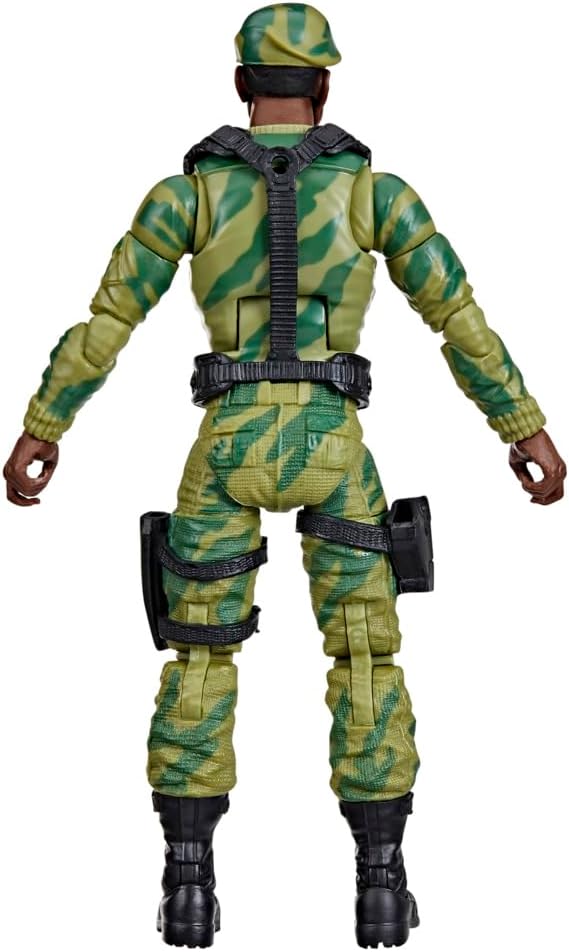 G.I. Joe Classified Series Retro Cardback SGT. Stalker, Collectible 6 Inch Action Figure with 8 Accessories