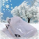 ◆ Material: PVC-Glasgewebe, schützt Pflanzen vor Wind und regen.Dicke: 0,4 mm, pitch: 100cm, 350g / ㎡.