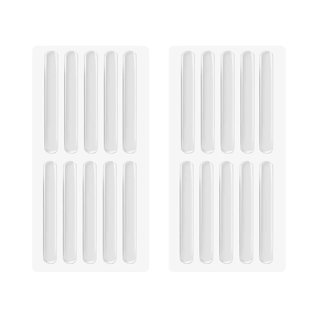 Kankuwar Bumper Strip - Clear Rubber Sticker Pads for Cabinets, Tables, Chairs- Soft Close Door Bumpers - Noise Reduction, Scratch Protection, Transparent Design, Removable & Reusable (20 Pcs) (B0CYBKXS5Y) Amazon Price History, Amazon Price Tracker