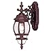 Acclaim 5152BW/SD Chateau Collection 3-Light Wall Mount Outdoor Light Fixture, Burled Walnut