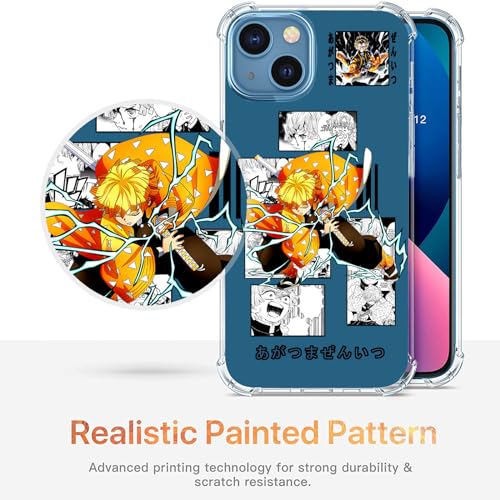 Coque iPhone 15 Pro Max transparente protège des chutes motif anime - 6