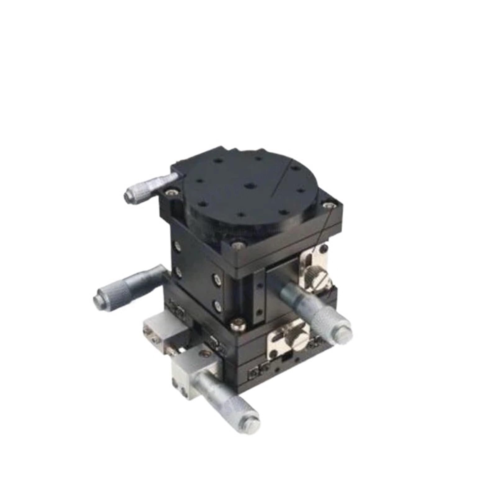 WNVXJGNSO XYZR axis 40 * 40mm 60 * 60mm V-Type 4 Axis Trimming Platform Manual Linear Stage Bearing Tuning Sliding Table LT60/80/125 LTP40(LT60-L)