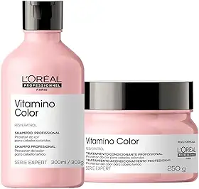 Kit L'Oréal Professionnel Vitamino Color Shampoo e Máscara P (2 Produtos)