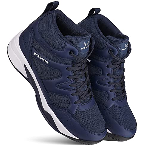 Image of BERSACHE Premium Sports,Gym, Trending, Stylish Running Shoes for Men (Black)