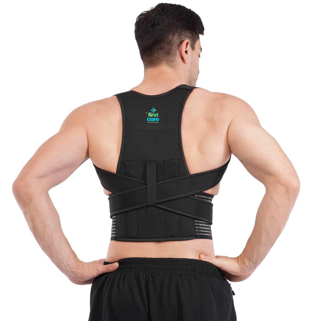 Posture Corrector Belt for Men & Women | Back & Shoulder Support Brace for Pain Relief | Adjustable, Breathable Back Straightener | Wear Under Clothes | Universal Fit | Made in India | 1 Year Warranty-image-23