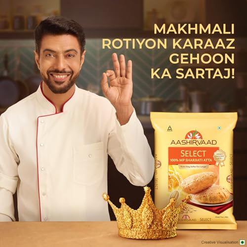 Image of Aashirvaad Select Premium Sharbati Atta, 5kg