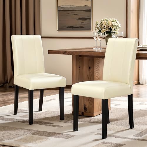 CHUN YI Faux Leather Dining Chairs