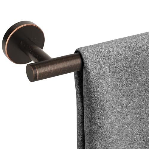 Antique 24 inch Oil Rubbed Bronze Towel Bar Stainless Steel Towel Racks for Bathroom Wall Mounted Bathroom Towel Holder Brushed Bronze