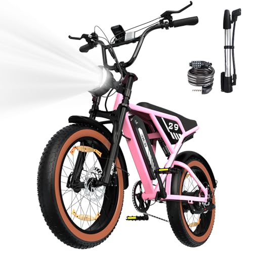 Rcb Bicicleta Eléctrica De 20 , Bicicleta Electrica Plegable Urbana, Unisex Adulto Batería Litio 48v 15 Ah, Alcance 35-90 Km Rosa Rcb Bicicleta Eléctrica De 20 , Bicicleta Electrica Plegable Urbana, Unisex Adulto Batería Litio 48v 15 Ah, Alcance 35-90 Km Rosa