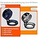 TWQA 5-Pack Stove Knob Safety Covers,Upgraded Press Gas Stove Knob Locks,Durable Design Childproof Oven Knob Locks for Babies and Pets, Sticky and Easy to Install,Black