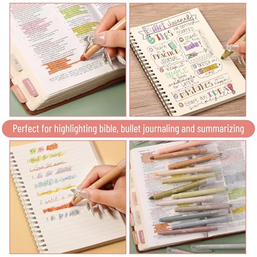 Image of Mr. Pen- No Bleed Gel Highlighters, Soft & Muted Colors, 16 Pack | Bible Highlighters and Pens No Bleed, Bible Markers for Study, Journaling, School Supplies and Accessories