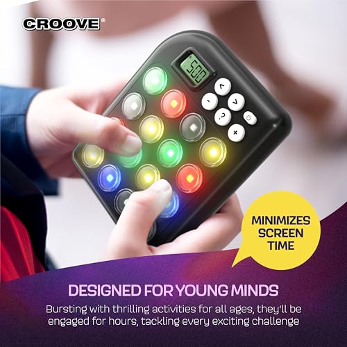 Croove Brain Teasers & Memory Game, 6 Fun Games for Kids, Cool Stocking Stuffers Toys, Unique for Teens, Best Activities for Boy, Gift Ideas for Boys & Girls Ages 6-8 9 10 11+ Year Old - Image 7
