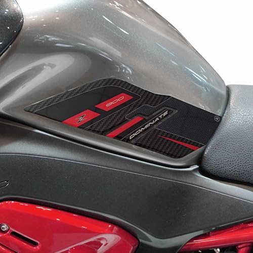 Autocollants 3D Kawasaki Z900 2025 résine protection rouge premium