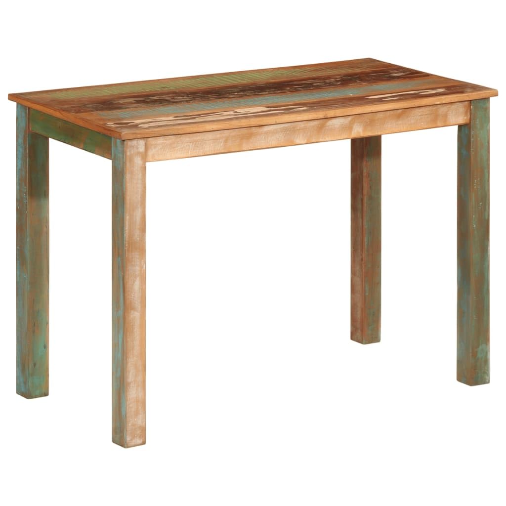 Table de dîner gain de place en bois massif pour petit appartement