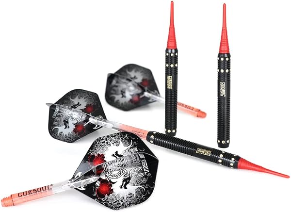 CUESOUL 16 Grams Deluxe Soft Tip Darts Set with Luxury Case£¨Dragon Series£© - 3