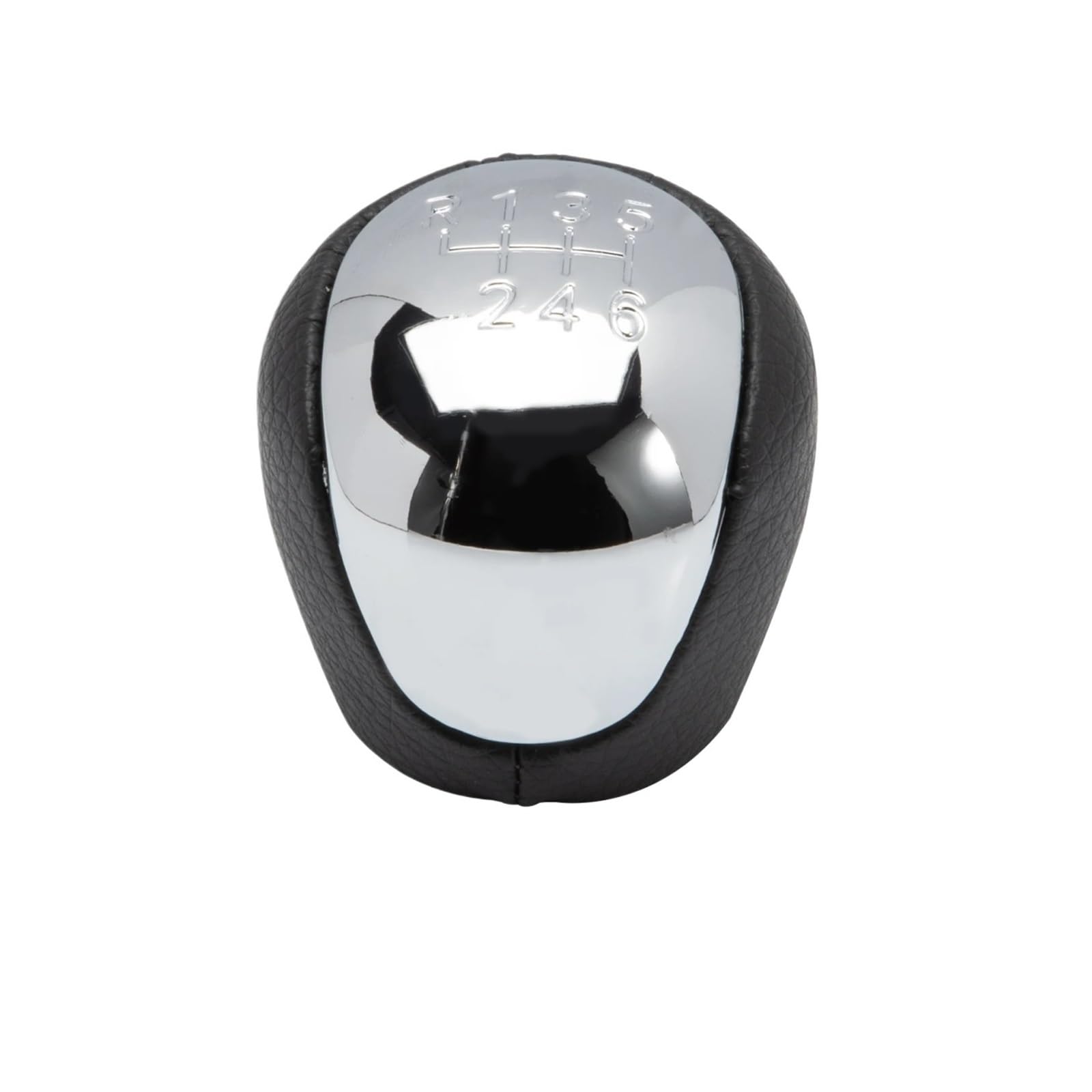 Jxewmtmc for Hyundai for Elantra for I30 FD GD IX35 for Tucson 6 Speed Chrome Gear Stick Shift Shifter Knob Handball Gear Stick Shift Cover